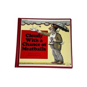 Cloudy With A Chance OF Meatballs 1978 HC 1st Ed Barrett Childrens Illust 9th